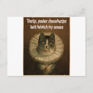 Shakespeare's Cat Postcard