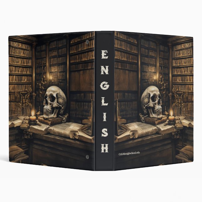 Shakespeare's Library: English 3 Ring Binder (Background)