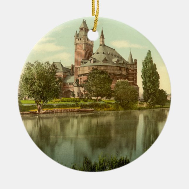 Shakespeare's Memorial Theatre, Stratford-on-Avon Ceramic Ornament (Front)