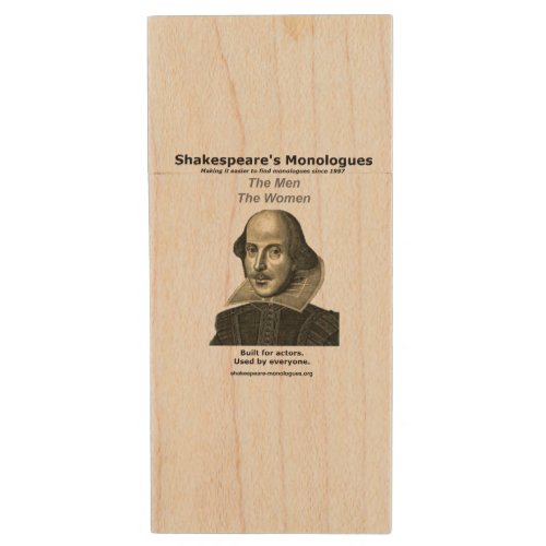 Shakespeares Monologues USB Flash Drive