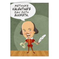 Shakespeare's Not In Love Greeting Card