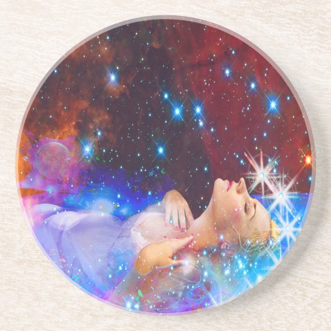 Shakespeare's Ophelia Drink Coaster (Front)