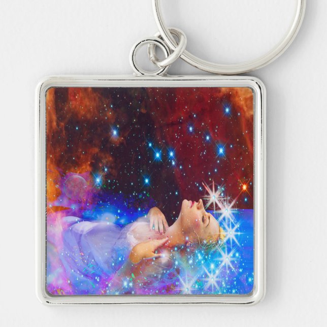 Shakespeare's Ophelia Keychain (Front)