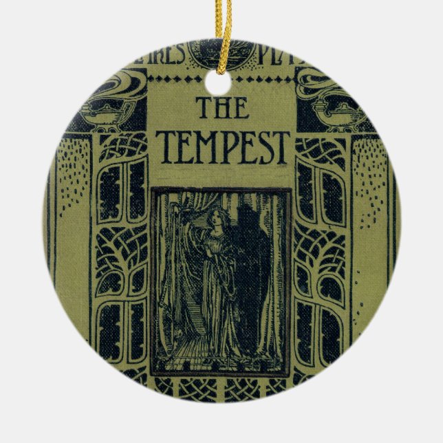 Shakespeare's The Tempest ornament (Front)