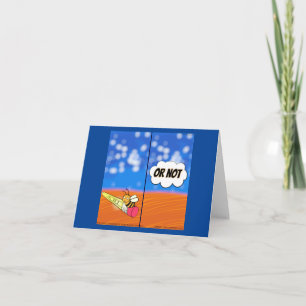 Shakespearian Bee Rick London Funny  Card