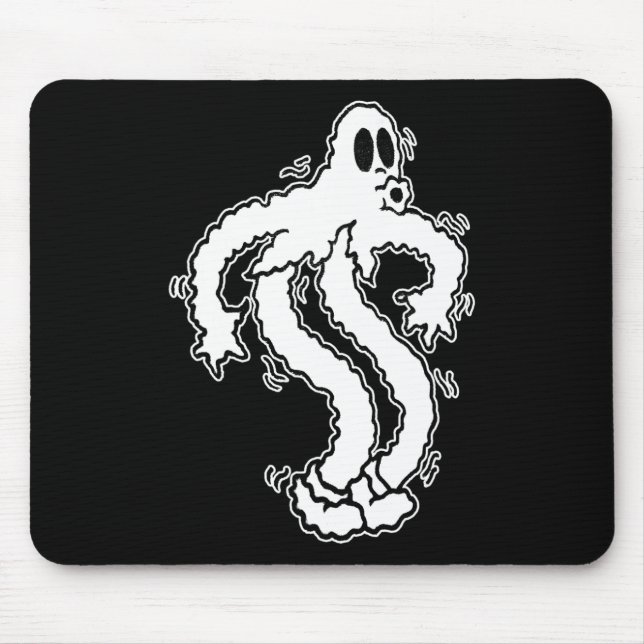 Shakey Koko The Clown Ghost Cute Ghost Halloween S Mouse Pad (Front)