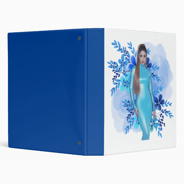 Shakira Blue Cabinet 3 Ring Binder (Background)