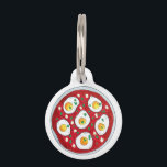 Shakshouka Shakshuka Spicy Poached Eggs Tomatoes Pet ID Tag<br><div class="desc">Design features an original illustration of a skillet of shakshouka (shakshuka), a dish of poached eggs in spicy tomato sauce, popular in Israel and throughout the Mediterranean. This design is also available on other products. Lots of additional food prints are also available from this shop. Don't see what you're looking...</div>