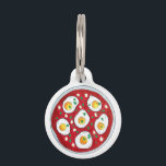Shakshouka Shakshuka Spicy Poached Eggs Tomatoes Pet ID Tag<br><div class="desc">Design features an original illustration of a skillet of shakshouka (shakshuka), a dish of poached eggs in spicy tomato sauce, popular in Israel and throughout the Mediterranean. This design is also available on other products. Lots of additional food prints are also available from this shop. Don't see what you're looking...</div>