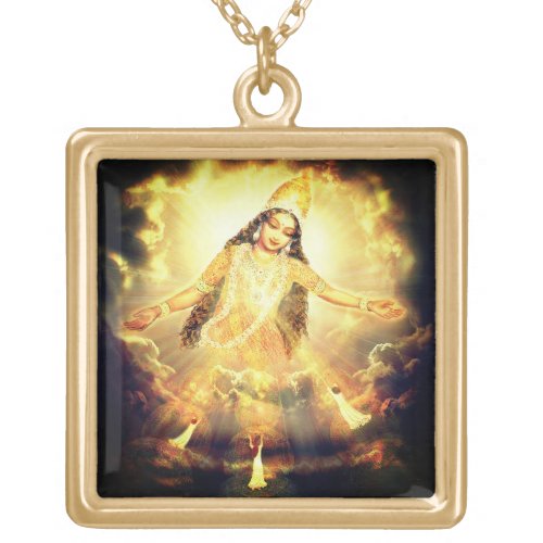 Shakti Kundalini Awakening Gold Plated Necklace