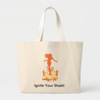 Shakti_large, Ignite Your Shakti Large Tote Bag