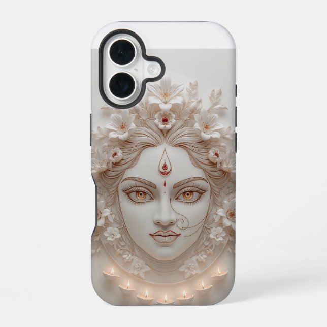 Shakti Within – Minimal Devi Illustration Iphone Case (Back)
