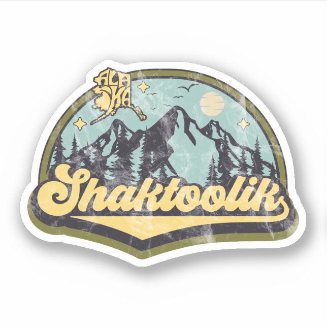 Shaktoolik, Alaska Sticker (Front)