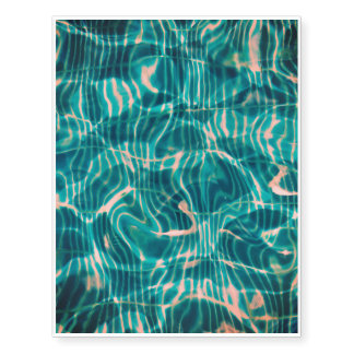 Shaky Water splash Texture Temporary Tattoos