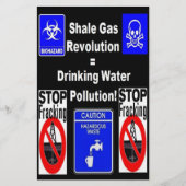 Shale Gas Revolution = Drinking Water Pollution! (Front)