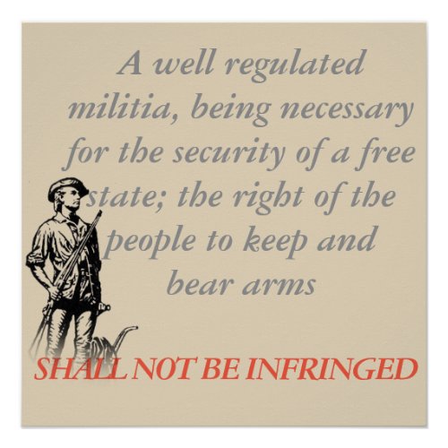 Shall Not Be Infringed Poster