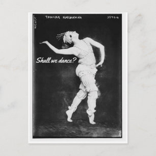 Shall We Dance? Postcard