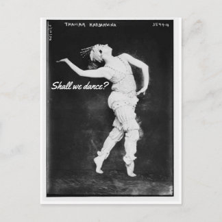 Shall We Dance? Postcard