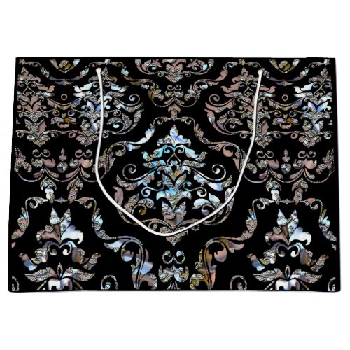 Shalliveye III Baroque Damask Elegance  Large Gift Bag