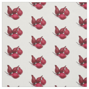 Shallot cartoon illustration fabric