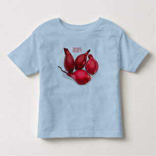 Shallot cartoon illustration toddler t-shirt