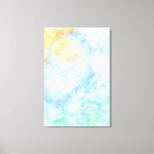 Shallow Sea Stretched Canvas Print