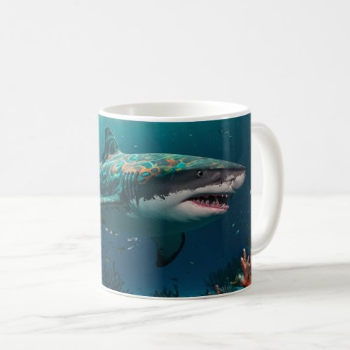 Shallow Water Tropical Shark  Coffee Mug