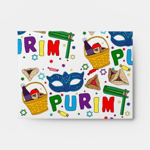 Shaloch Manot Cards _ Purim Envelope