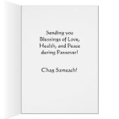 Shalom at Pesach!-White Peace Dove (Inside (Right))