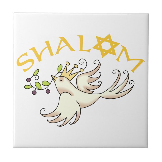 Shalom Ceramic Tile (Front)