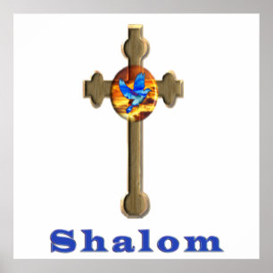 Shalom cross poster