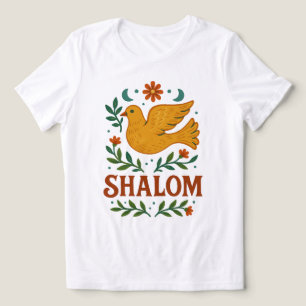 Shalom Dove Peace Earth                            Tri-Blend Shirt