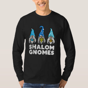 Shalom Gnomes Funny Jew Hanukkah Pajamas Chanukah T-Shirt