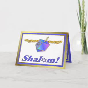 Shalom Hanukkah Card