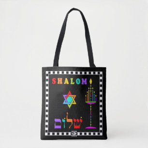 Shalom Israel Tote Bag