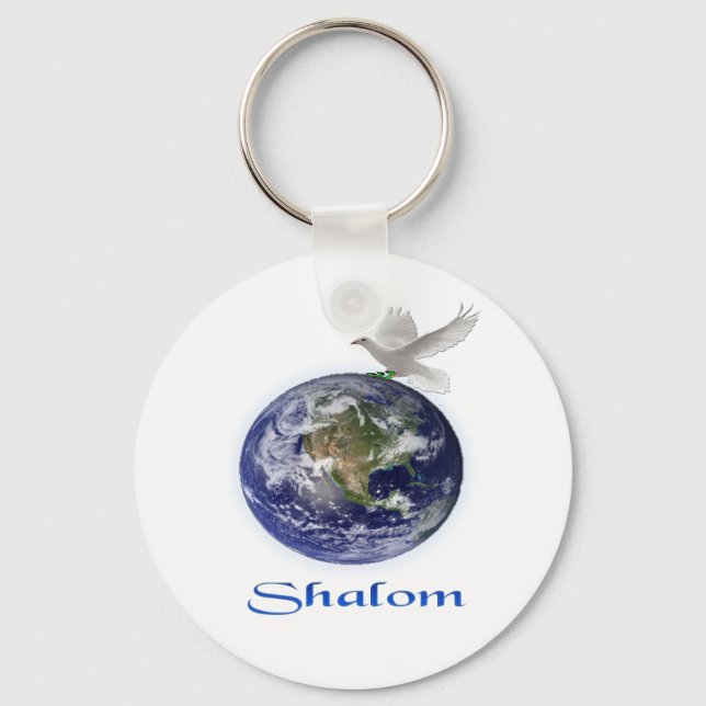 Shalom Keychain (Front)