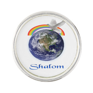 shalom lapel pin