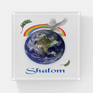 shalom paperweight