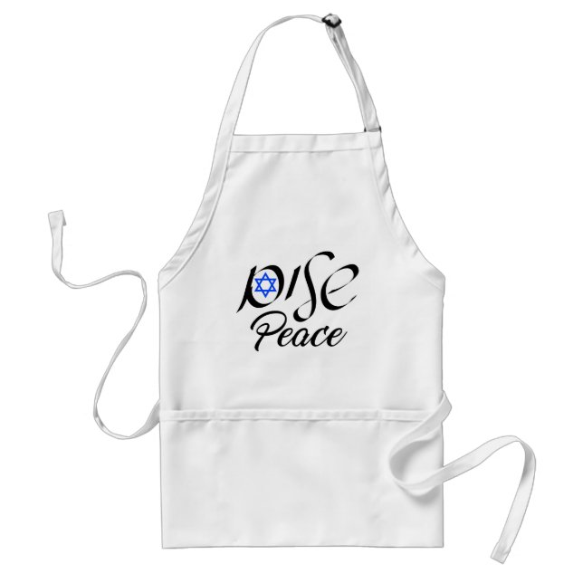 Shalom - Peace Adult Apron (Front)