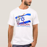 Shalom Pray For Peace Of Jerusalem T-shirt at Zazzle
