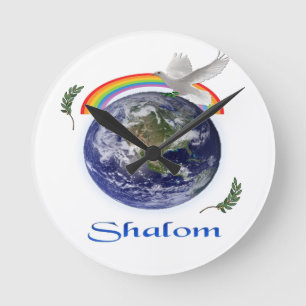 shalom round clock