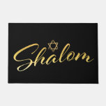 Shalom Welcome Door Mat at Zazzle