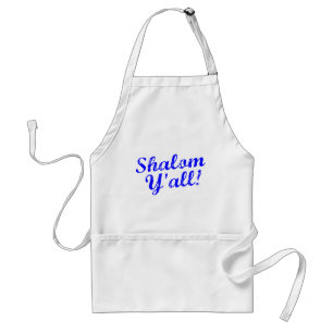 Shalom Y'all! Adult Apron