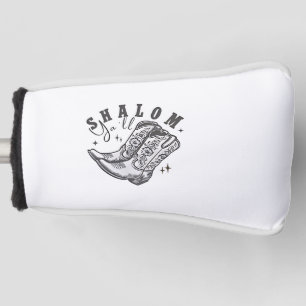Shalom Y'all Cowboy Jewish Hanukkah West Golf Head Cover