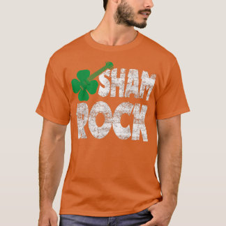 Sham Rock Funny St Patricks Day  With Shamrock Gui T-Shirt
