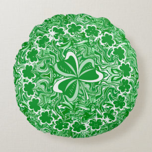Sham-Rock! Round Pillow