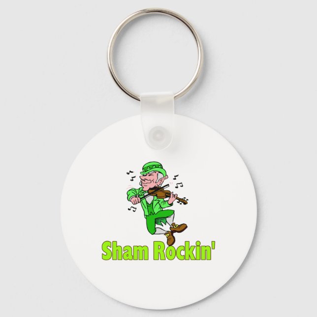 Sham Rockin Keychain (Front)