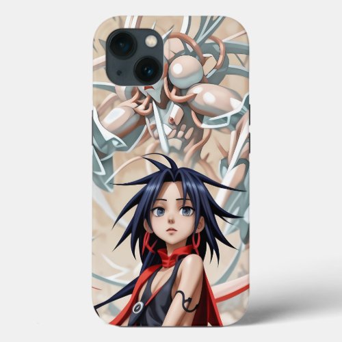 Shaman Girl Style Anime iPhone 13 Case