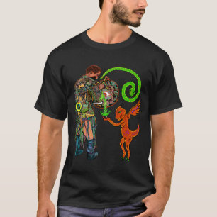 Shaman in the Spirit Realms (mens deluxe) T-Shirt