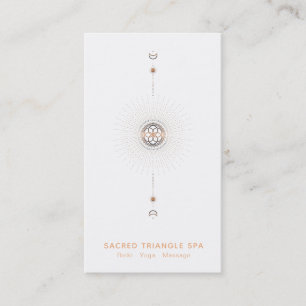 *~* Shaman Mandala Moon Alchemy Sacred Geometry Business Card